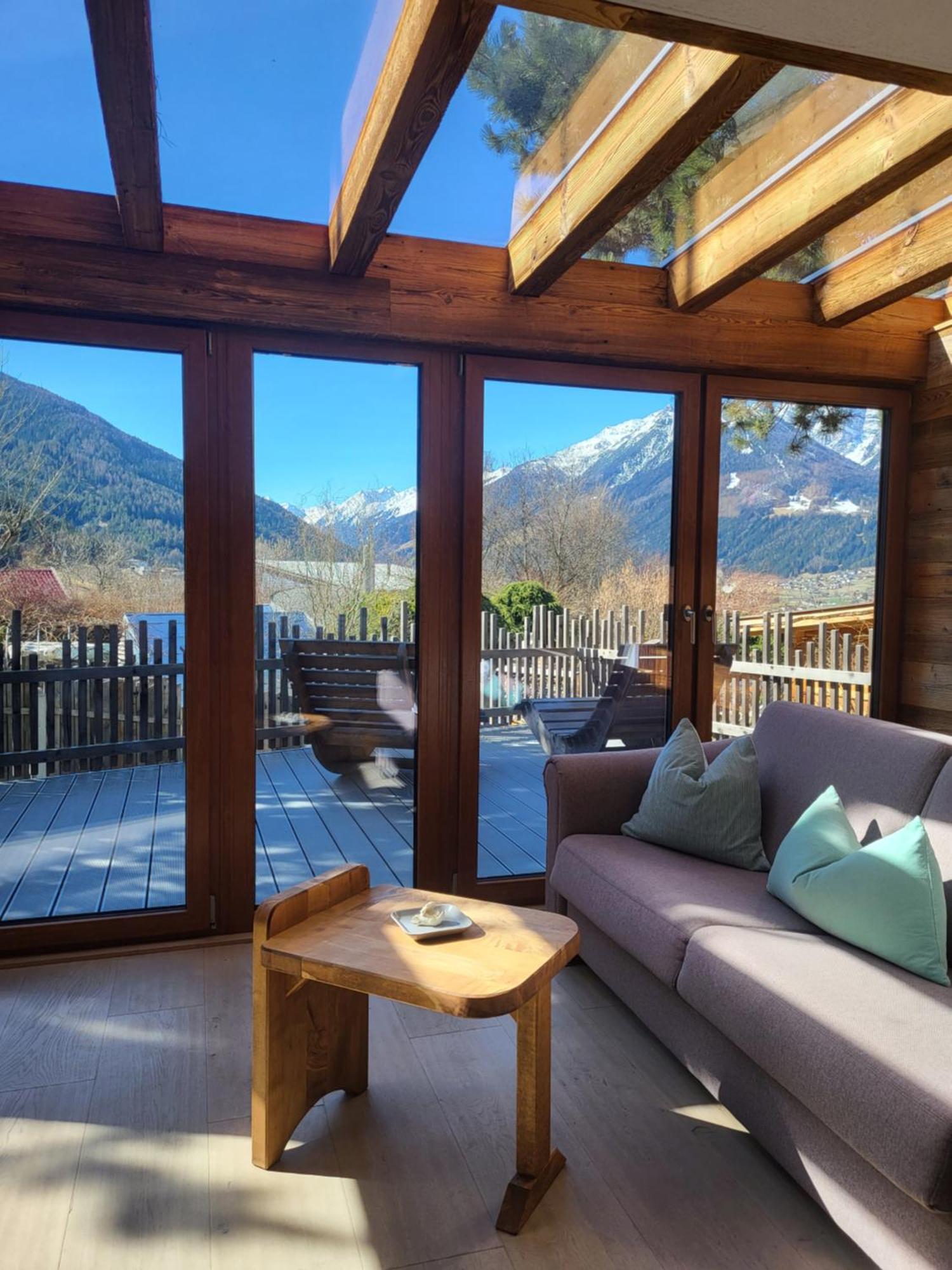 Chalet Gletscherblick Stubai Mieders Exterior photo